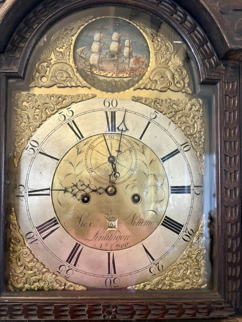 Outstanding Quality 18th Century Oak Longcase Clock - Image 20